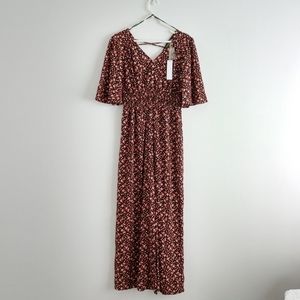 Good Luck Gem floral jumpsuit